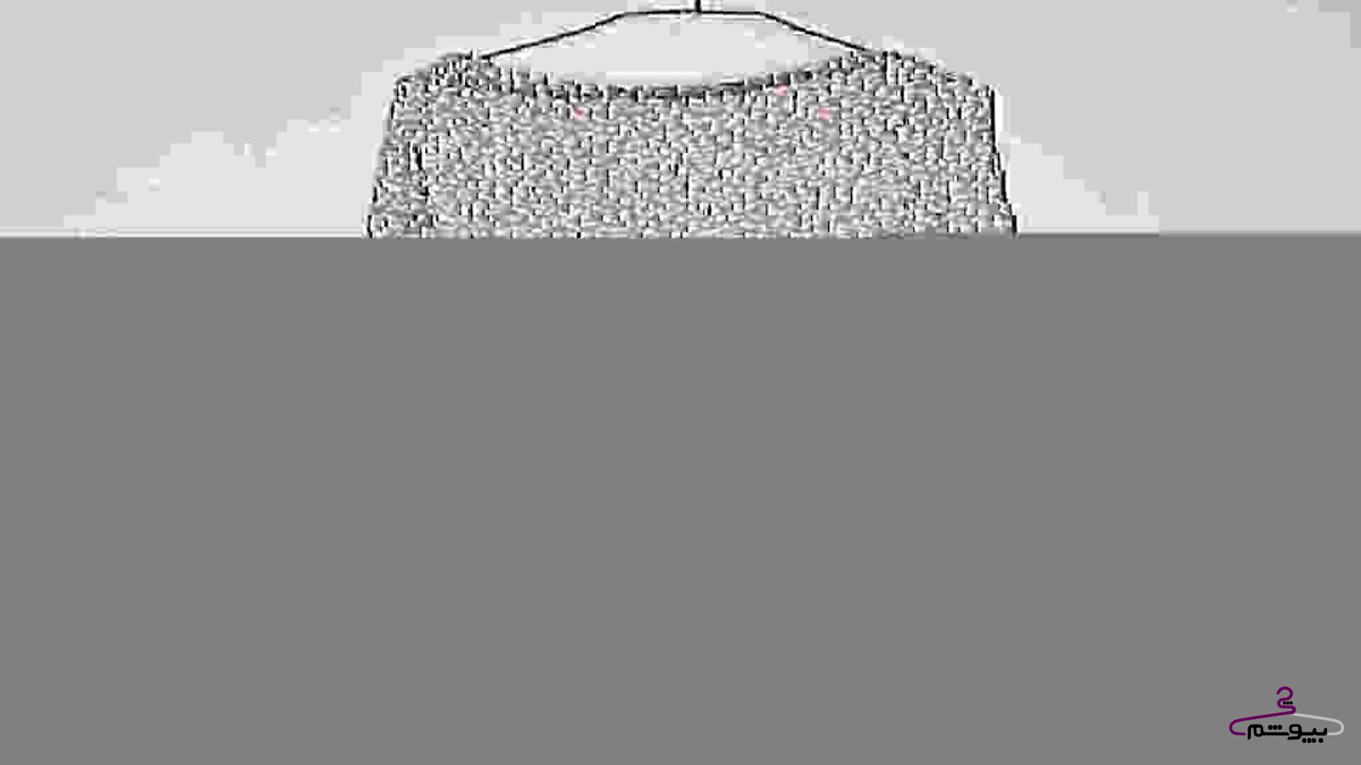 دامن مدل لُنگی زمینه طوسی جنس کرپ حریر